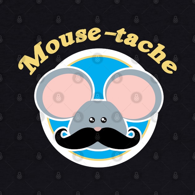 Mousetache  Gift for Rat Lovers Funny Mouse Rat by Riffize